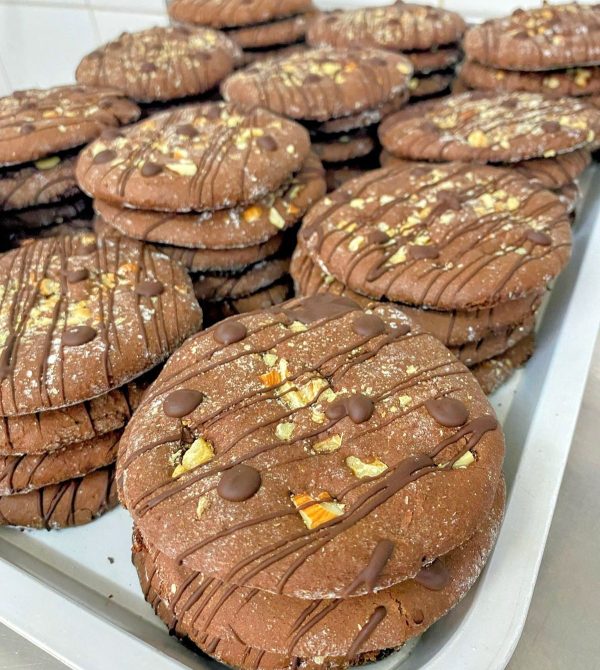 Galleta Brownie Almendra Nuez, 50 grs.